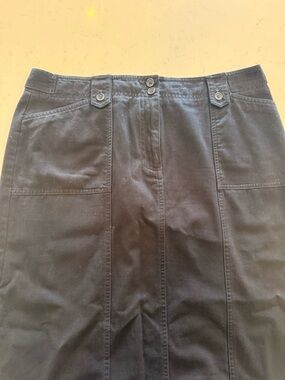 Jones New York Black Midi Skirt